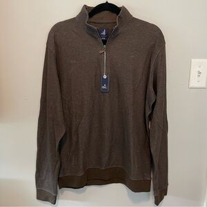 JOHNNIE-O SKILES STRIPED 1/4 ZIP PULLOVER FOR MEN